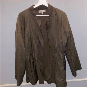 Current Air l olive green zip up